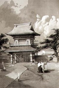 Entrance to a Temple at Hakotadi by E. Brown