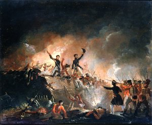 Repulsion of the British at Fort Erie, 15th August 1814, 1840 by E. C. Watmough