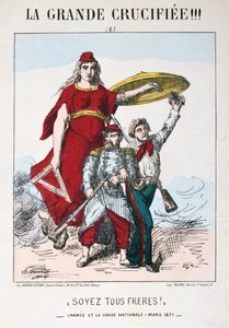 Soyez les Freres!, allegory of Republican France