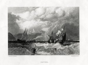 Dover, Kent, 1860 by E. Finden
