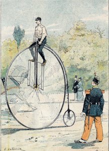 Grand bi with front wheel diameter greater than 1.50 m