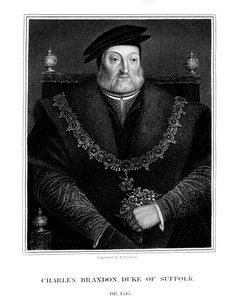 Charles Brandon, 1st Duke of Suffolk by E. Scriven