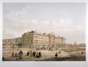 Buckingham Palace, London, 1852 by E Walker