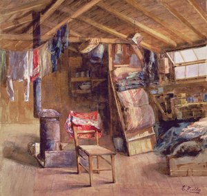 A Garret Interior, c.1860