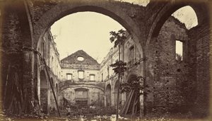 Ruins of the Church of Santo Domingo-Panama by Eadweard Muybridge
