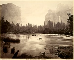 Valley of the Yosemite, from Rocky Ford, 1872 by Eadweard Muybridge