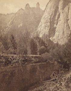 Cathedral Spires, Valley of the Yosemite by Eadweard Muybridge