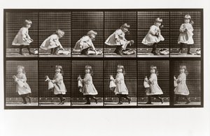 Child playing with doll, Plate 481 from Animal Locomotion
