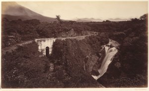 Falls of the Michatoya, Palin, Guatemala by Eadweard Muybridge
