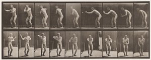 Plate 281. Base-ball; Catching and Throwing by Eadweard Muybridge