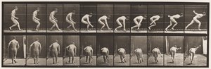 Base-ball; Running and Picking Up Ball by Eadweard Muybridge