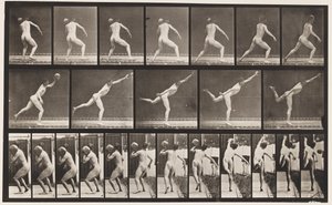 Heaving a 20-lb Rock by Eadweard Muybridge