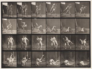 Wrestling, Graeco-Roman by Eadweard Muybridge