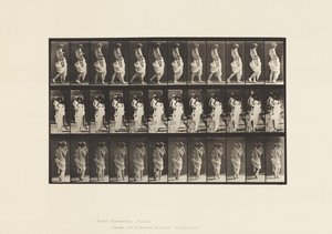 Walking, Carrying Child by Eadweard Muybridge