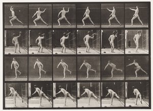 Throwing a Spear by Eadweard Muybridge