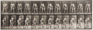 Plate 391. Farmer, Mowing Grass by Eadweard Muybridge