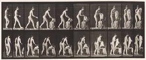 Plate 415. Toilet, Preparing to Put on Clothing by Eadweard Muybridge