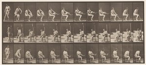 Toilet, Sitting and Putting on Stockings by Eadweard Muybridge