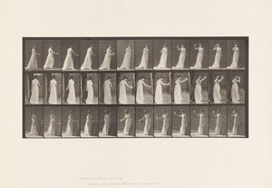 Pouring Libation on Ground, Drinking from Goblet by Eadweard Muybridge