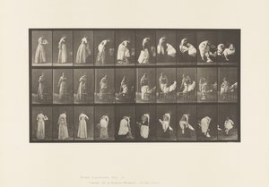 Plate 497. Miscellaneous Phases of the Toilet, 1885 by Eadweard Muybridge
