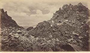 Quezaltenango from the Crater of a Volcano by Eadweard Muybridge