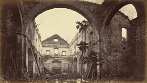 Ruins of the Church of Santo Domingo, Panama, 1875, published 1877 by Eadweard Muybridge