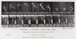 The Human Figure in Motion: Athlete, a Running, Twist High Jump by Eadweard Muybridge