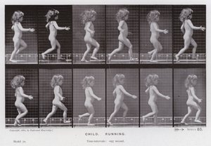The Human Figure in Motion: Child, Running by Eadweard Muybridge