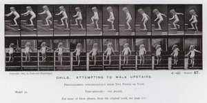 The Human Figure in Motion: Child, attempting to walk upstairs
