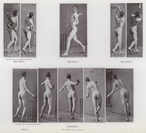 The Human Figure in Motion: Cricket by Eadweard Muybridge