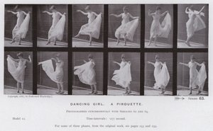 The Human Figure in Motion: Dancing girl, a pirouette by Eadweard Muybridge