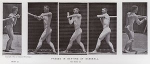 The Human Figure in Motion: Phases in batting at baseball by Eadweard Muybridge