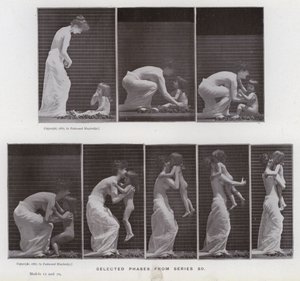 The Human Figure in Motion: Selected phases from series 80 by Eadweard Muybridge