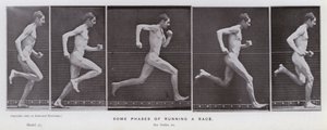 The Human Figure in Motion: Some phases of running for a race by Eadweard Muybridge