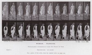 The Human Figure in Motion: Woman, Running by Eadweard Muybridge