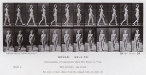 The Human Figure in Motion: Woman, Walking by Eadweard Muybridge
