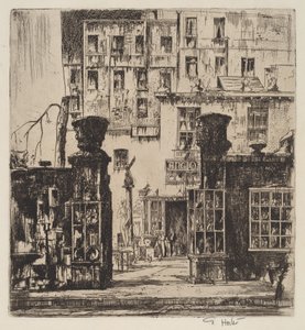 Antique Shop, New York by Earl Horter