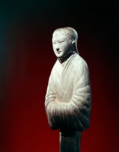 Tomb Figure, Possibly from Shensi Province (detail)