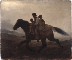 A Ride for Liberty -- The Fugitive Slaves by Eastman Johnson