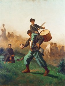 A Study for The Wounded Drummer Boy by Eastman Johnson