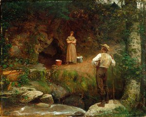 Early Lovers by Eastman Johnson