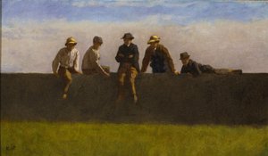 Five Boys on a Wall