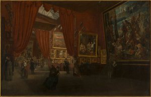 Exhibition of works by Eugène Delacroix, at the Galerie Martinet, boulevard des Italiens, in 1864 by Ed. Albertini
