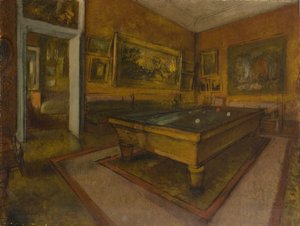 Billiard Room at Ménil-Hubert