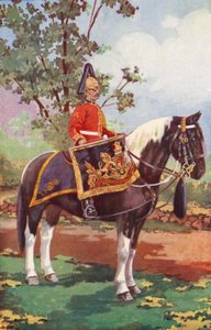 Drum Horse of the 7th Dragoon Guards by Edgar Alfred Holloway