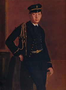 Achille de Gas in the Uniform of a Cadet by Edgar Degas