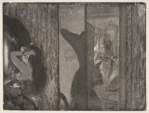 Actresses in Their Dressing Rooms by Edgar Degas