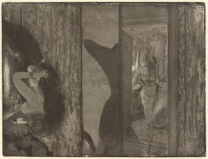 Actresses in Their Dressing Rooms by Edgar Degas
