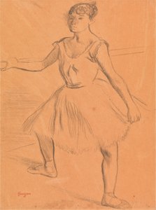 Ballerina Standing at Bar