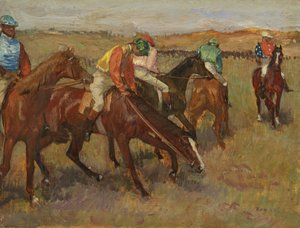 Before the Race by Edgar Degas